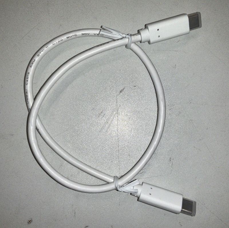 COM USB-Verbindung - 3a 5 gbps usb-c kabel weiss 0,5m