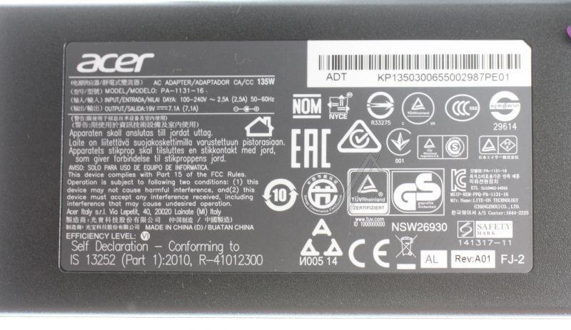 Acer KP13503006 - Ac adaptor.135w.19v.black