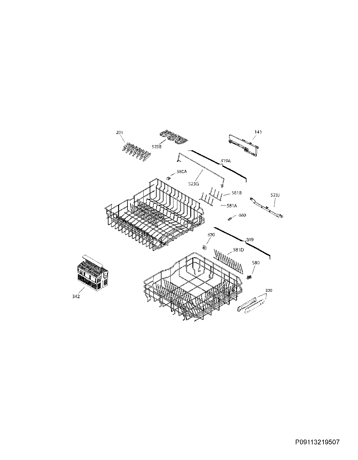 Explosionszeichnung Ikea 91143443400 RENODLAD Explosionszeichnung Ikea 91143443400 RENODLAD