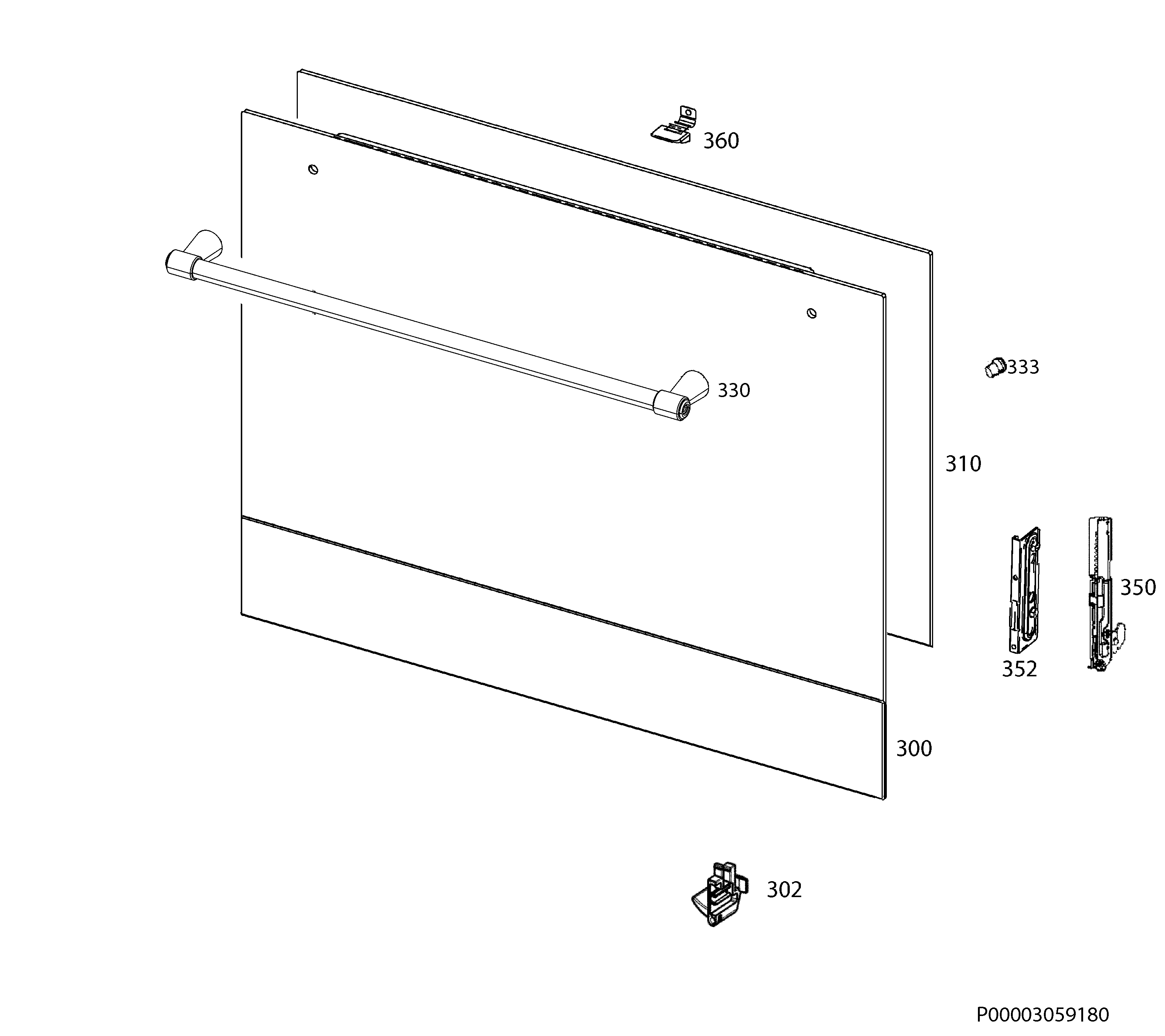 Explosionszeichnung Ikea 94406454201 OV16