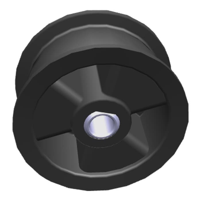 AEG Spannrolle 8581250125037 für Trockner Trommel Rolle Ersatzteil