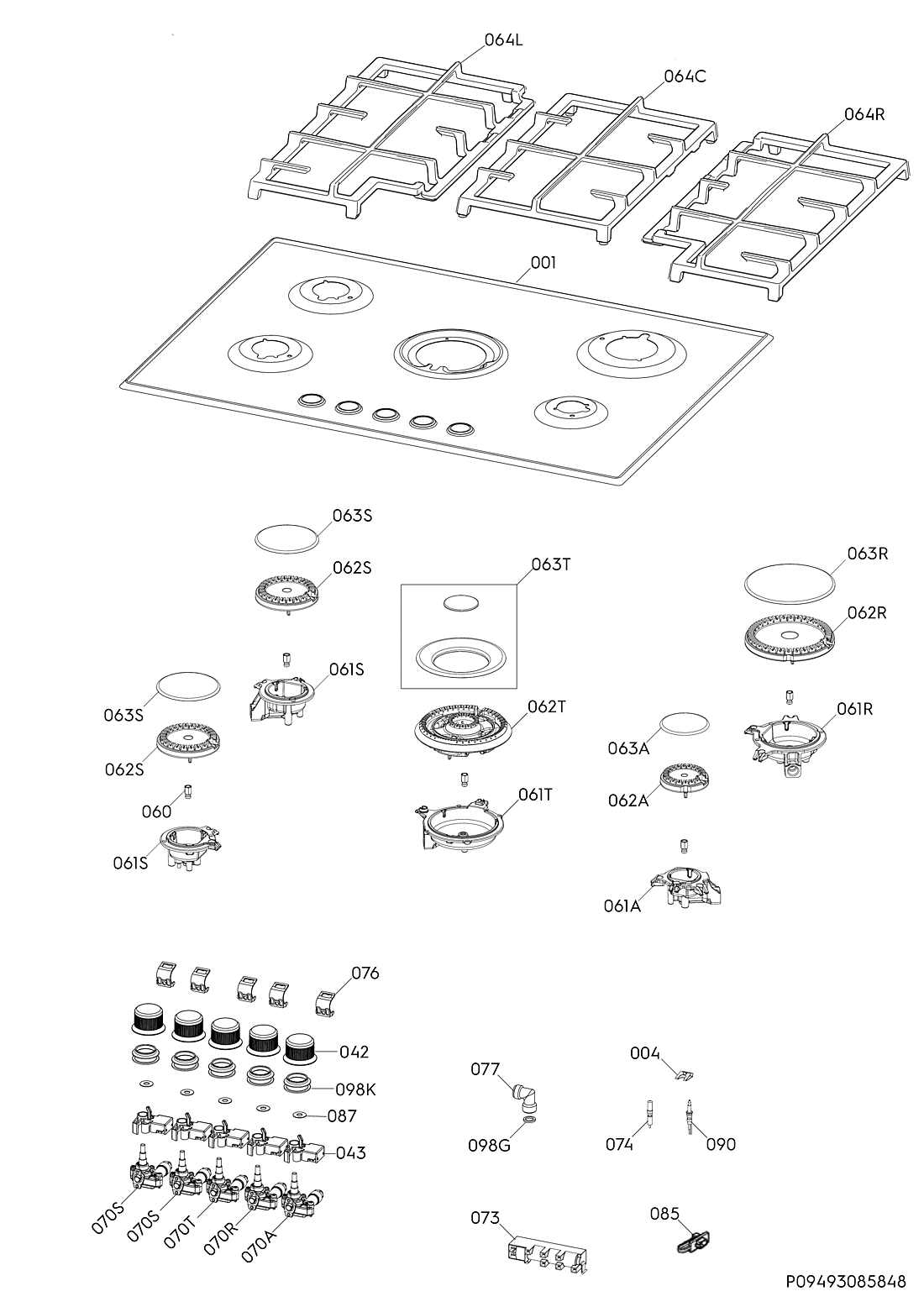 Explosionszeichnung Ikea 94963096901 SKÅLANGH7 90523580