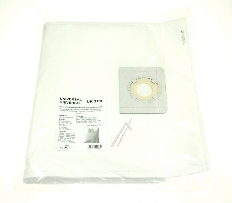 Filter Clean FL903GF Staubsaugerbeutel - Uk31m fl903-gf staubbeutel , 5 stück