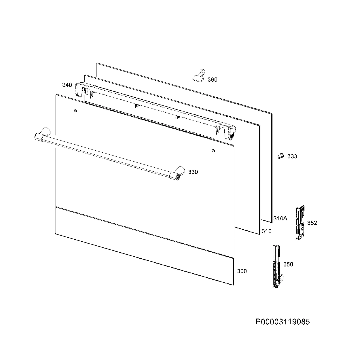 Explosionszeichnung Ikea 94971703302 GRÄNSLÖS 30322056 Explosionszeichnung Ikea 94971703302 GRÄNSLÖS 30322056