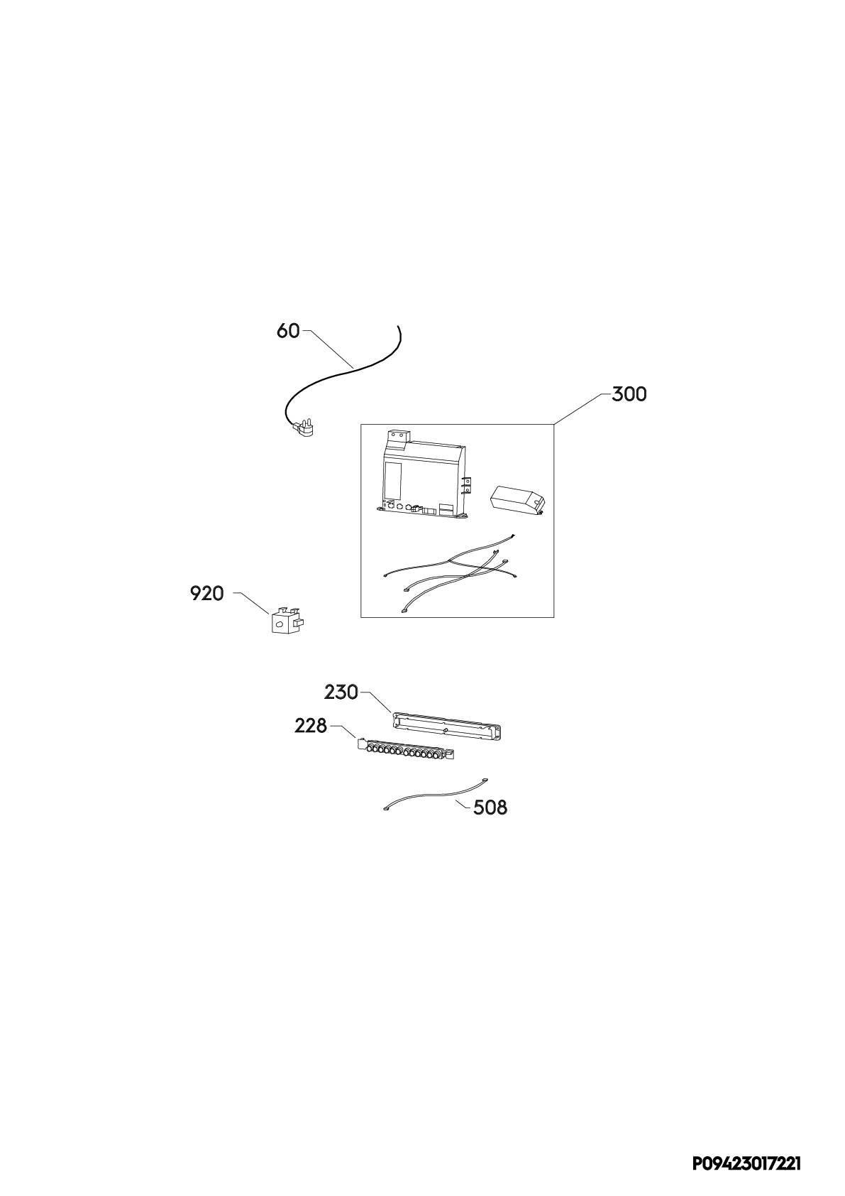 Explosionszeichnung AEG 94205132801 DBK6980HG