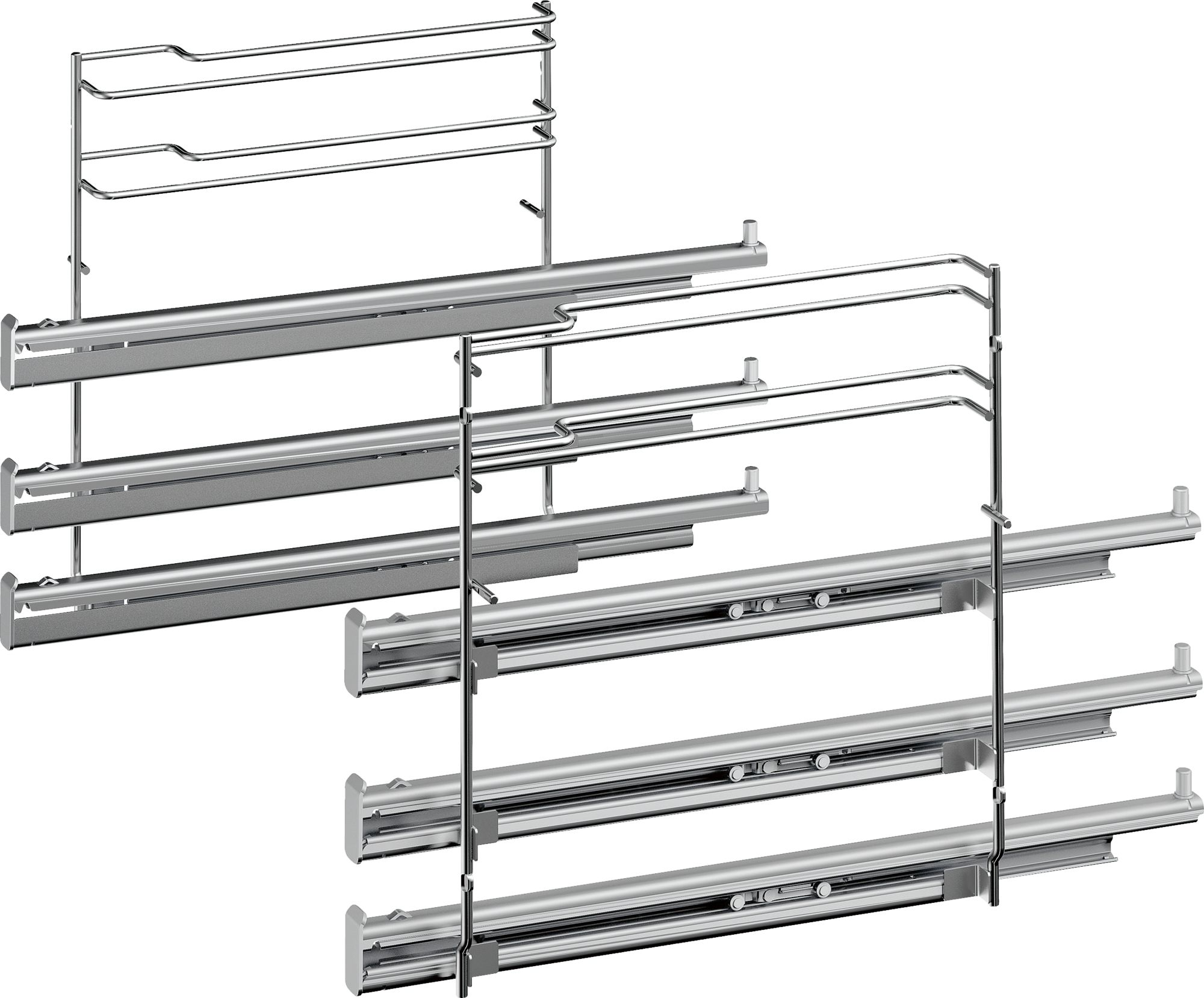 BSH Bosch Siemens 11005093 - Teleskopauszug 3-fach, 5/3 für 60 cm geräte (volldampf), max. 15 kg