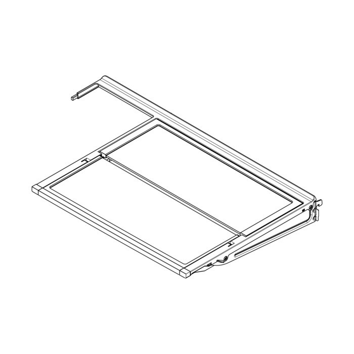 AEG Electrolux 140047712025 Glasplatte - Clayette verre,complet,pliant,