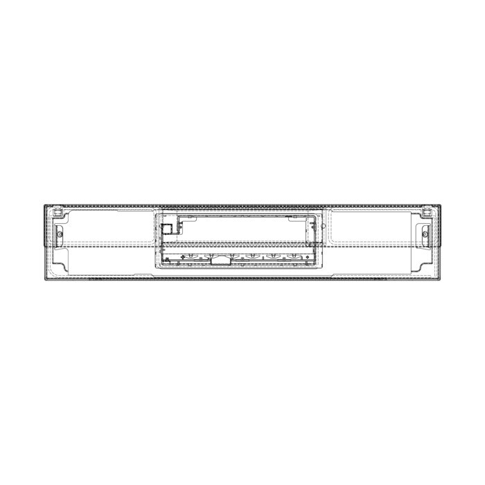 AEG Electrolux 140057065942 Bedienteilblende - Bedienblende,inox,60cm, umpd,
