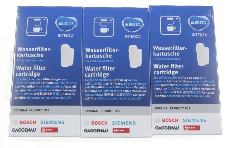 BSH Bosch Siemens 17000706 Wasserfilter - Wasserfilter 3er pack brita intenza für kaffeevollautomaten