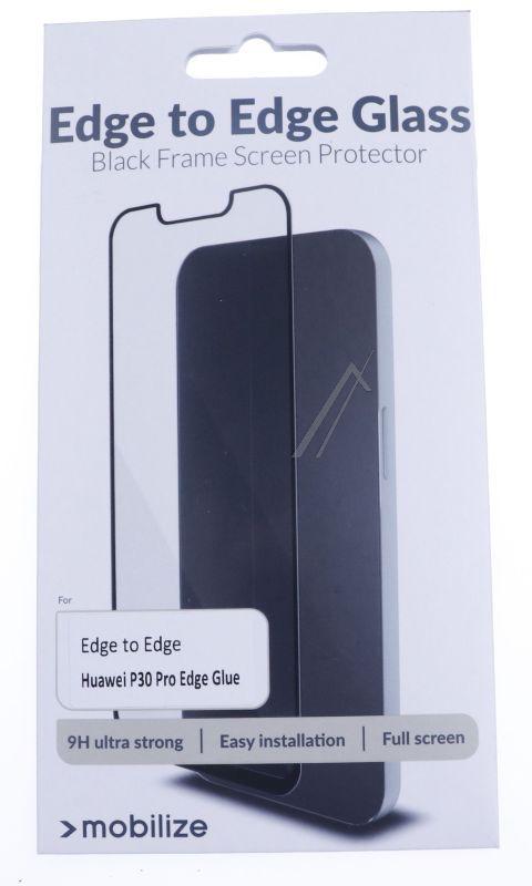 Mobilize 53323 Display-Schutzfolie - Mobilize edge-to-edge glass screen protector passend für huawei p30 pro/p30 pro new edition black edge glue