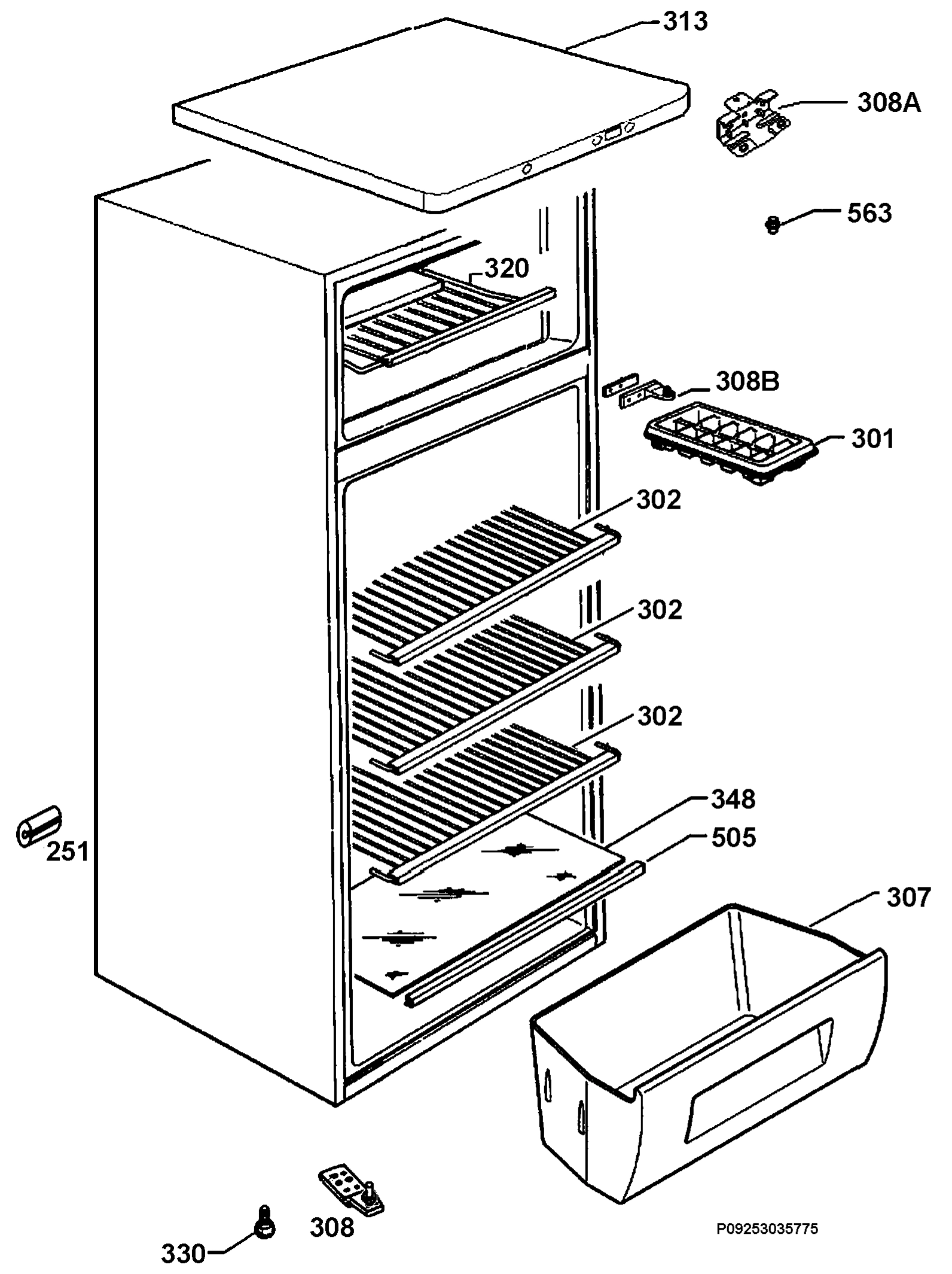 Explosionszeichnung Ikea 92040329301 LFC186/44 Explosionszeichnung Ikea 92040329301 LFC186/44