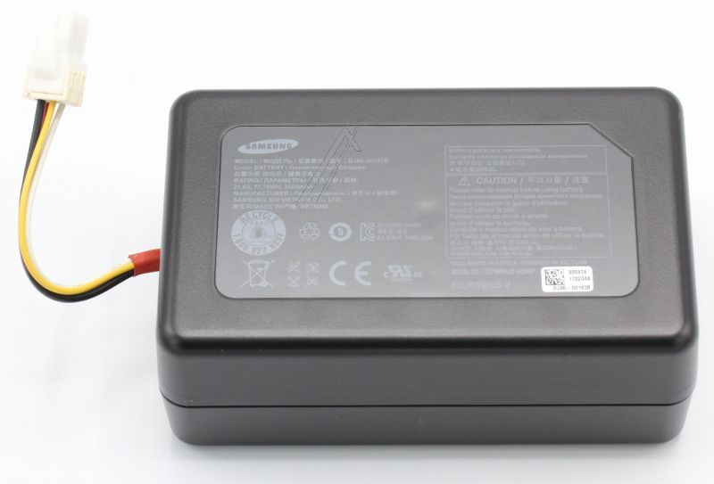 Samsung DJ9600193B Staubsaugerakku - Vca-rbt72 dj96-00193b assy battery,21.6v,li-ion,6s2p,130*80*50