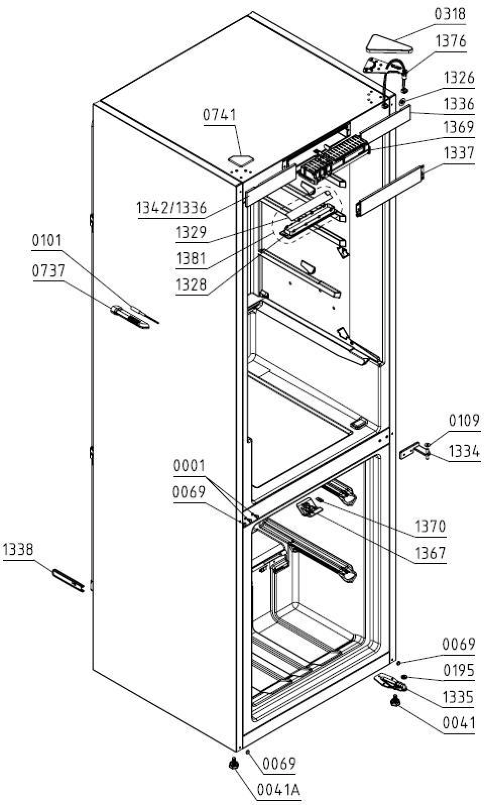 Explosionszeichnung Gorenje 731671 NK7990DX