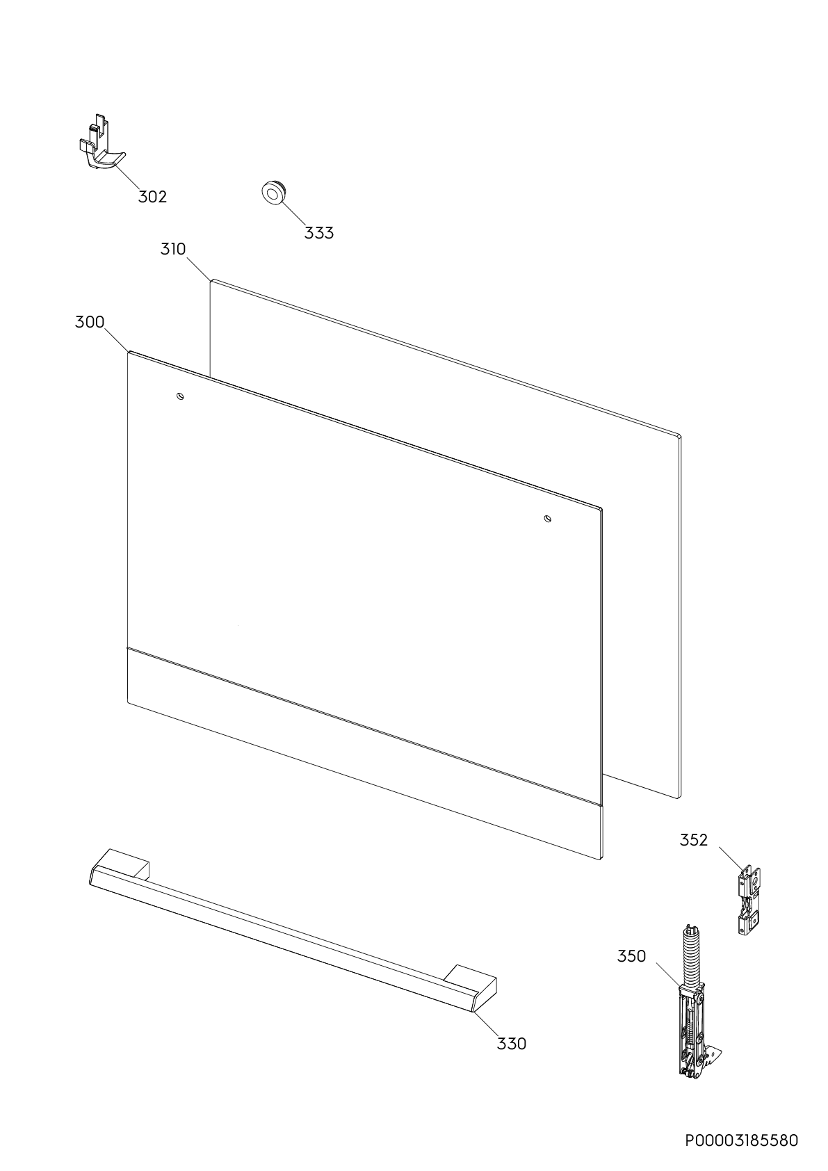Explosionszeichnung Electrolux 94406846400 EOH0H40BX Explosionszeichnung Electrolux 94406846400 EOH0H40BX