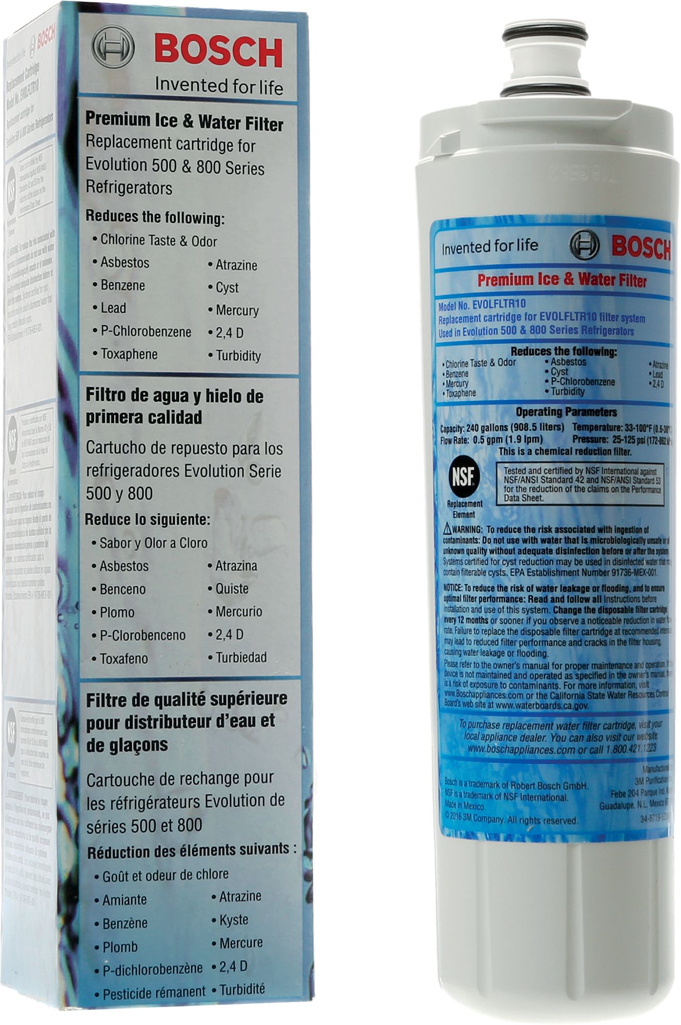 Bosch Siemens CS-52 Wasserfilter 00640565 für Kühlschrank Ersatzteil