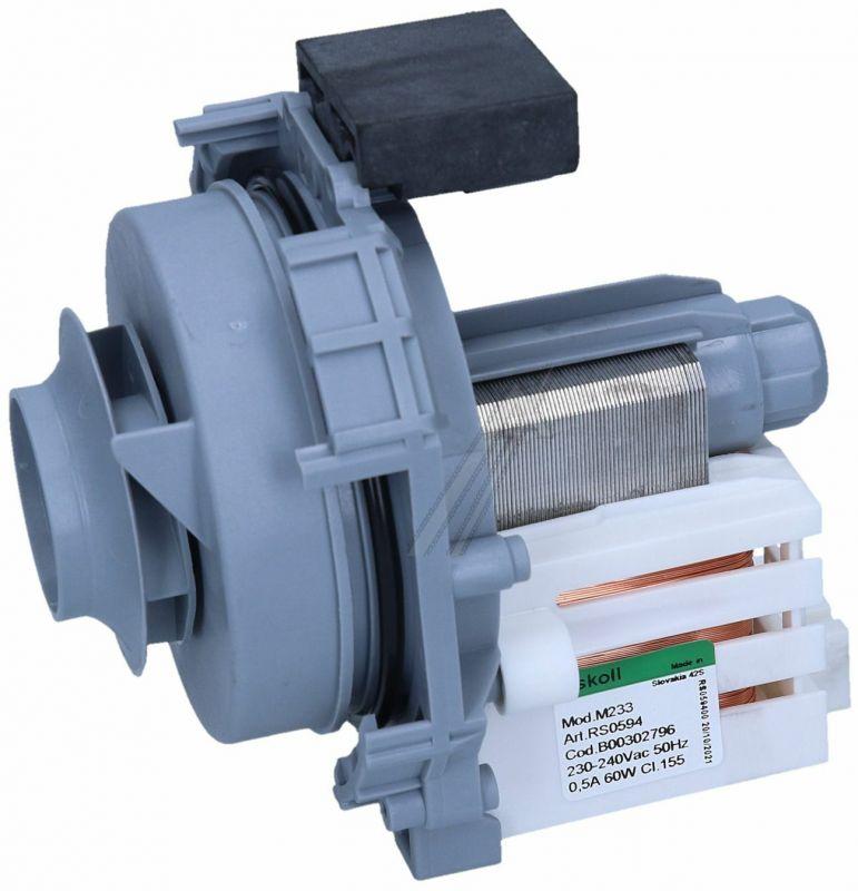 Whirlpool Indesit 482000032242 Umwälzmotor - C00302796 umwaelzpumpe 220-240v(45cm)+dicht.