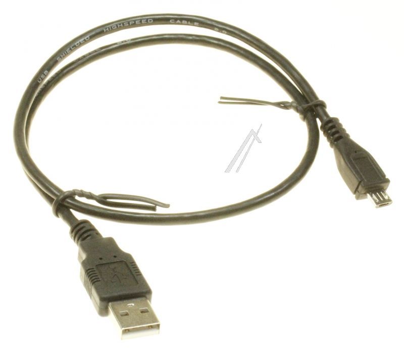 COM - Usb2.0-kabel typ-a stecker/typ-b micro stecker 0,5m,schwarz