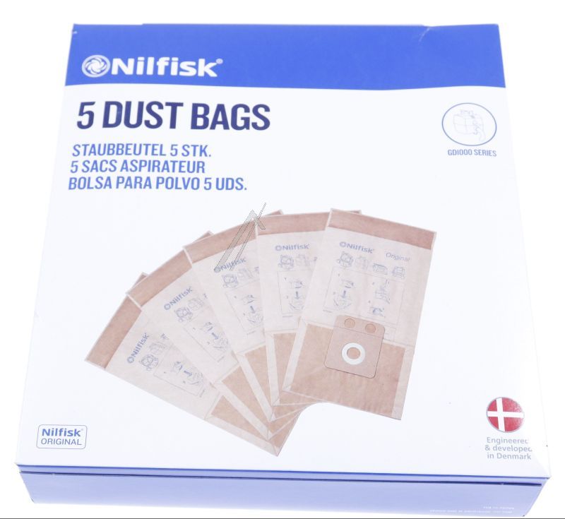 Nilfisk 82222900 Staubsaugerbeutel - Staubsaugerbeutel 5 stück