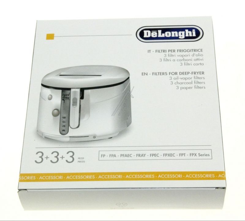 Delonghi 5525103400 - Passend für delonghi filterset für fritteuse fp serie