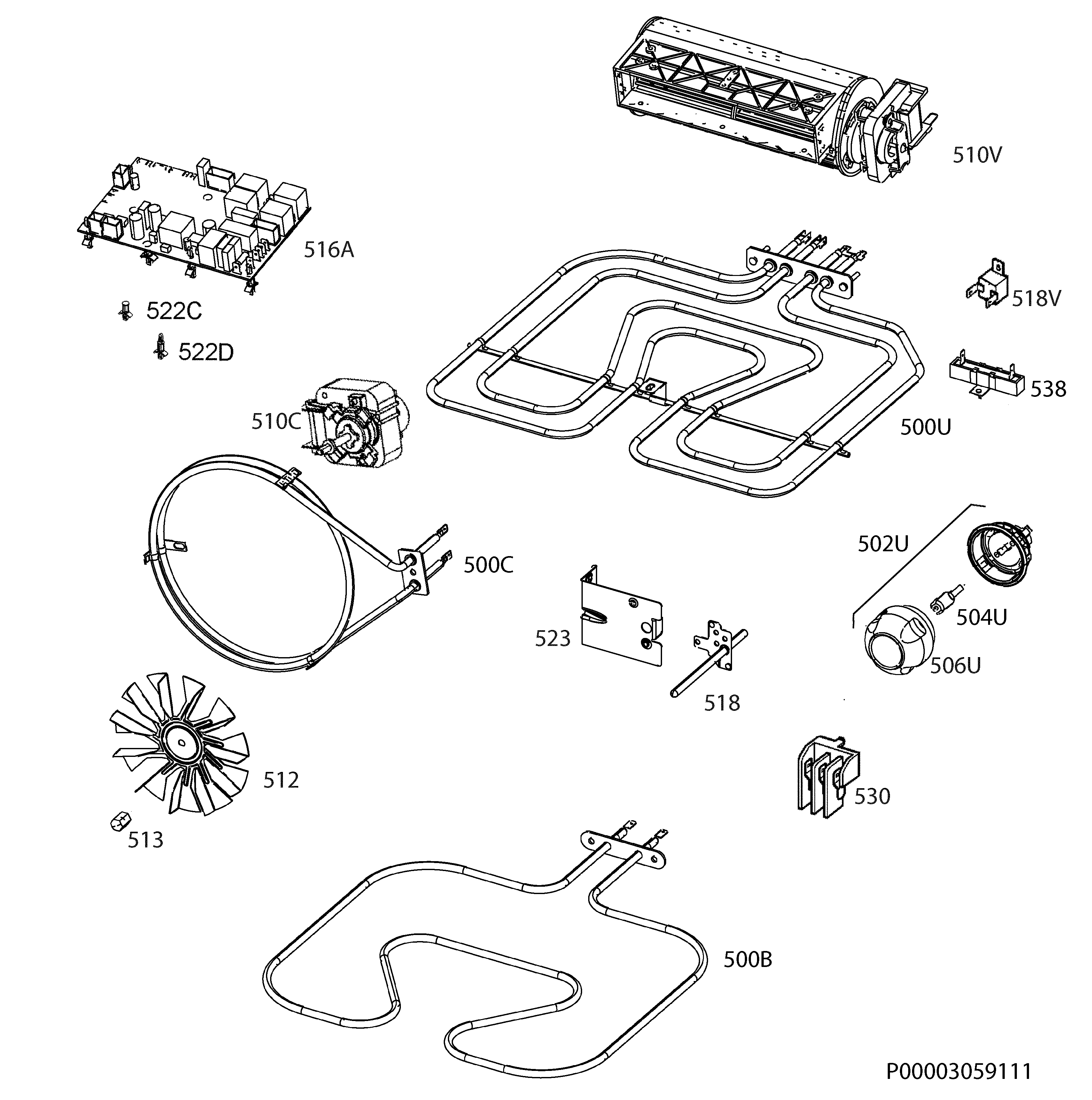 Explosionszeichnung Ikea 94406453600 OV14 Explosionszeichnung Ikea 94406453600 OV14