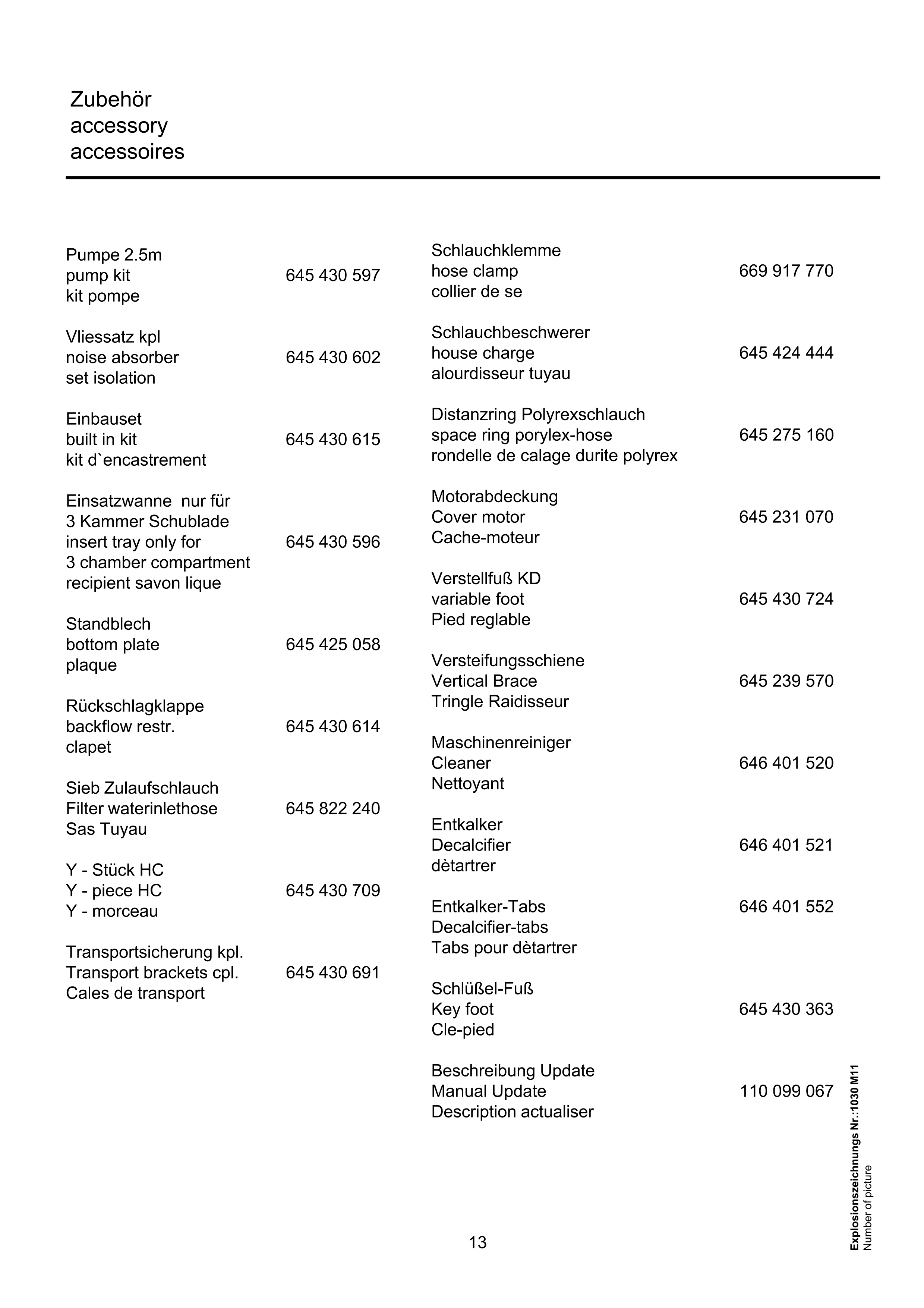 Explosionszeichnung AEG 91400107500 LAV72605 UPDATE Explosionszeichnung AEG 91400107500 LAV72605 UPDATE