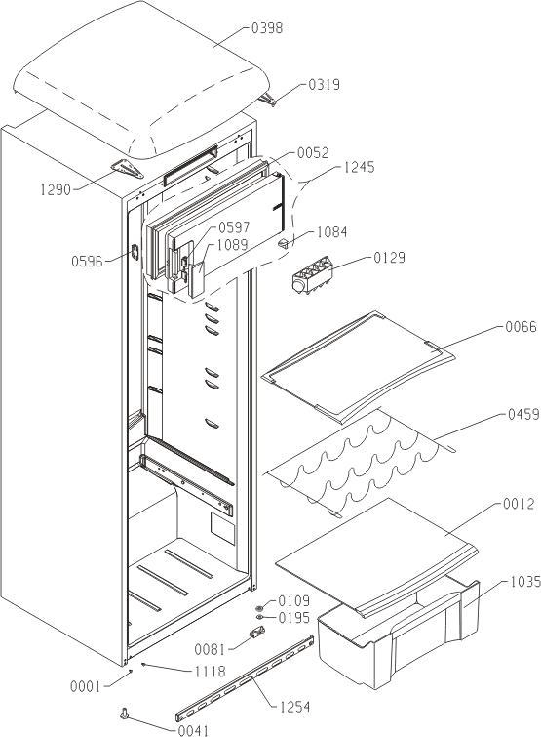 Explosionszeichnung Gorenje 332736 RB60299OCO Explosionszeichnung Gorenje 332736 RB60299OCO