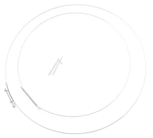 Waschmaschinentürdichtung 00772662 Bosch Siemens Türmanschette mit Spannringen Ersatzteil