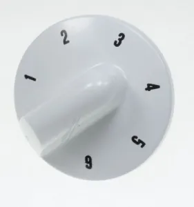 599816 Bediendrehknopf - Knebel kochstelle weiss
