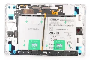 Samsung GH8236047B Batteriefachdeckel - Gh82-36047b akkufachdeckel galaxy tab s10+ wifi / galaxy tab s10+ 5g silber