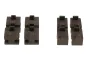 Buchsen Set 00637802 Bosch Siemens für Backofen, Keramikhalter Set 4x vorne, 4x hinten Ersatzteil
