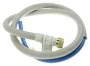 Midea 12676000000176 Einlaufschlauch - Wasserstop zulaufschlauch, 3/4", elektrisch, 1,5m