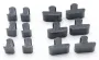 AEG Electrolux 4055321154 Gummistopper - Gummistopper set 12stück