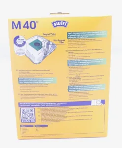 Melitta 6778492 Staubsaugerbeutel - M40 / 99753 staubsaugerbeutel mp airspace green line, 4 stück