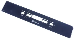 Whirlpool Indesit 488000649117 Kunststoffblende - C00649117 shaltbrett intern schwarz