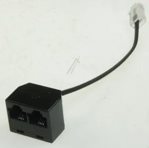 COM - Isdn-y-adapter, 8p4c western-stecker 8/4/2westernbuchsen 8/4 ohne 100 ohm widerstände