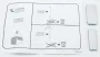 Liebherr 909600300 Kunststoffblende - Abdeckplatten es-griff 1xbreit+1xschmal
