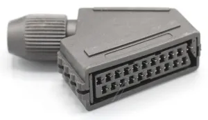 COM - Scart-kupplung 21pol montiert