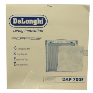 Delonghi Luftfilter 5537000900 für Luftreiniger Filter-Set DAP700E Lamellen, Schaum, Kohlefilter Ersatzteil