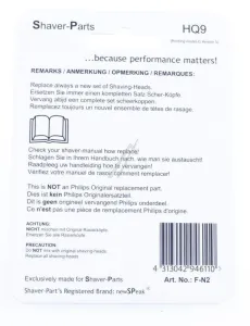 Newspeak Scherkopf - Scherkopf alternativ für philips hq9