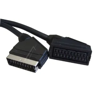 COM - Scart-kabel, scart stecker / scart kupplung 21pol, 3m