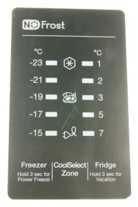 Samsung DA9717154B Bedienteilblende - Da97-17154b assy cover control,3050bmf,csz,ice blue
