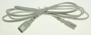 COM Euro-Netzkabel - Verlängerung weiss 2m