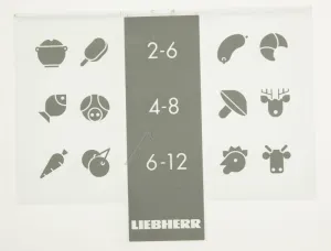 Liebherr 743632000 Blende - Blende bedruckt für schublade