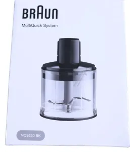 Braun AX22110050 Zerkleinerer - Mqs230bk zerkleinerer 500ml für passend für braun stabmixer typ 4200, hb 701, hb 901,