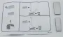 Liebherr 909600300 Kunststoffblende - Abdeckplatten es-griff 1xbreit+1xschmal