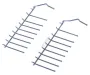 Klappstachel-Set für Geschirrspüler Unterkorb wie Bosch Siemens 00645102 Ersatzteil
