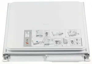 Bosch Siemens Gefrierfachtür mit Dichtung + Griff 11014310 für Kühlschrank Gefrierschrank Ersatzteil
