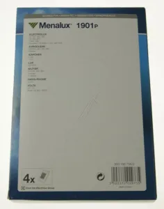 AEG Electrolux 9001967562 Staubsaugerbeutel - 1901p 4 bags