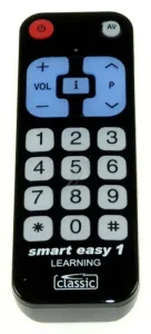 Classic - Smart easy 1 learning irc84007 grosstasten fernbedienung lern und klonfähig mit 19 tasten