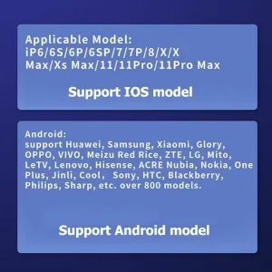 Mechanic iBoot Ad Max iPhone & Android Testkabel für Labornetzgerät Power Supply